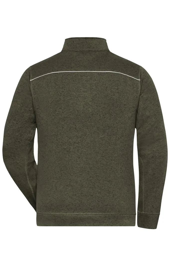 Radni flis JN898 olive-melange/black XS-7