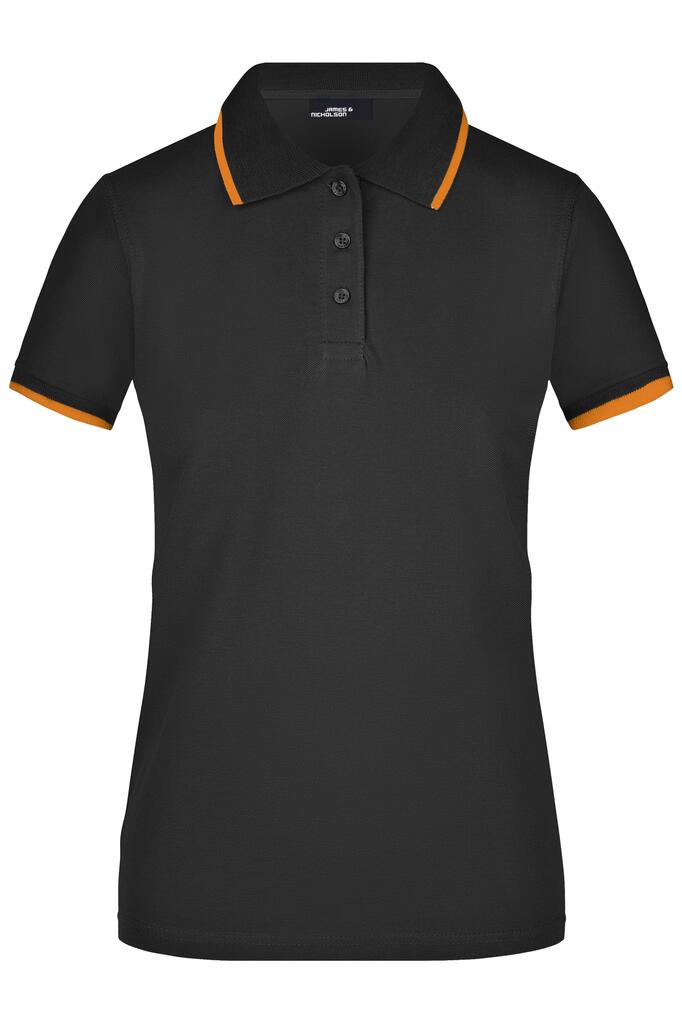 Ženska polo majica  JN934 black/orange S-0