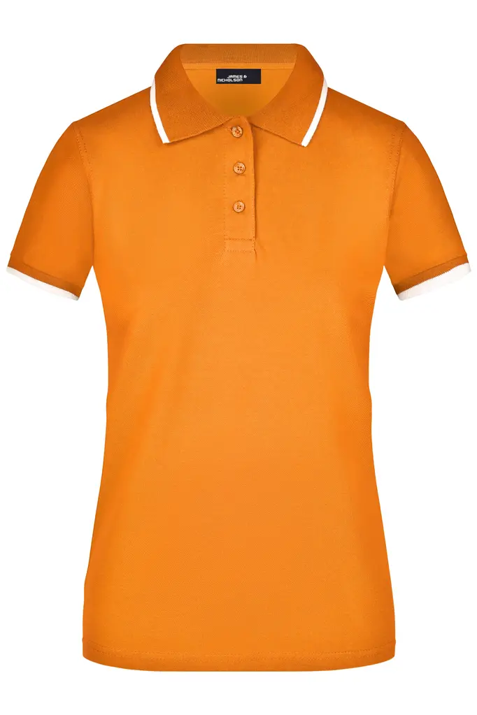 Ženska polo majica  JN934 orange/white S-0