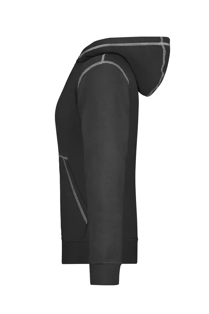 Ženska hudica JN960 black/grey-heather M-1