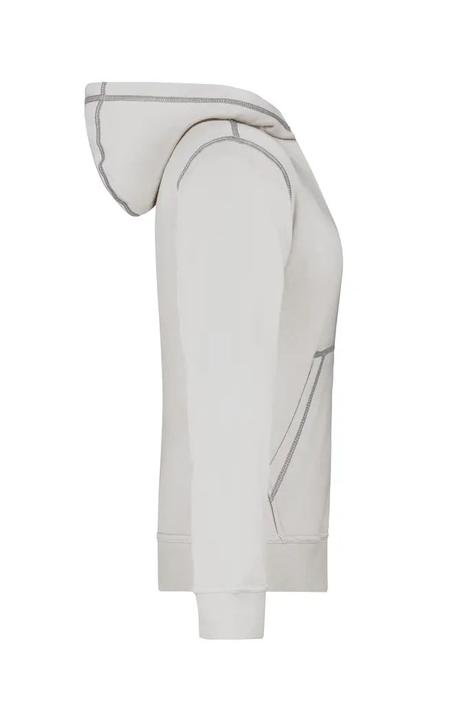 Ženska hudica JN960 off-white/grey-heather S-2