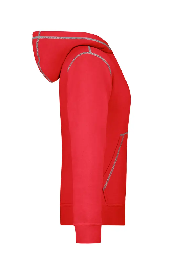 Ženska hudica JN960 red/grey-heather S-2