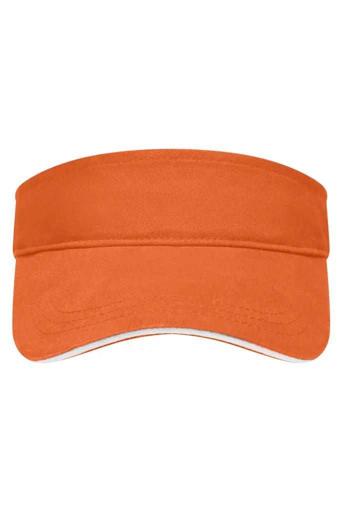 Sunvisor kapa MB6123 orange/white one size-0