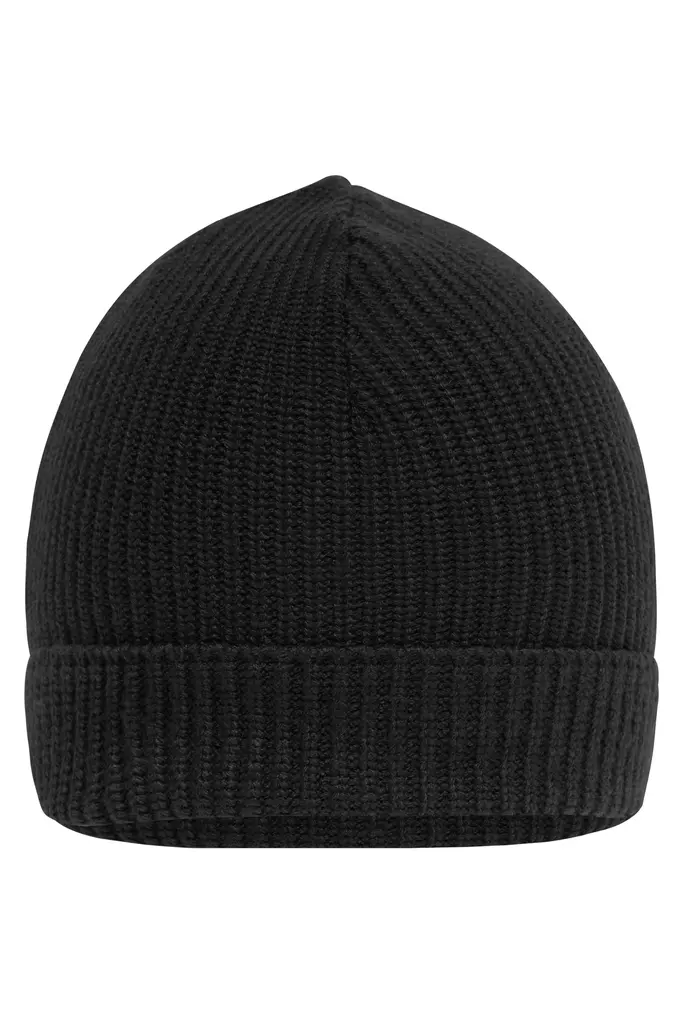 Pletena kapa MB7137 black one size-0