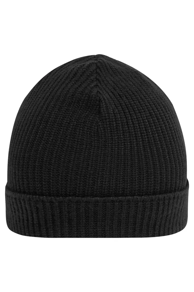 Pletena kapa MB7137 black one size-3