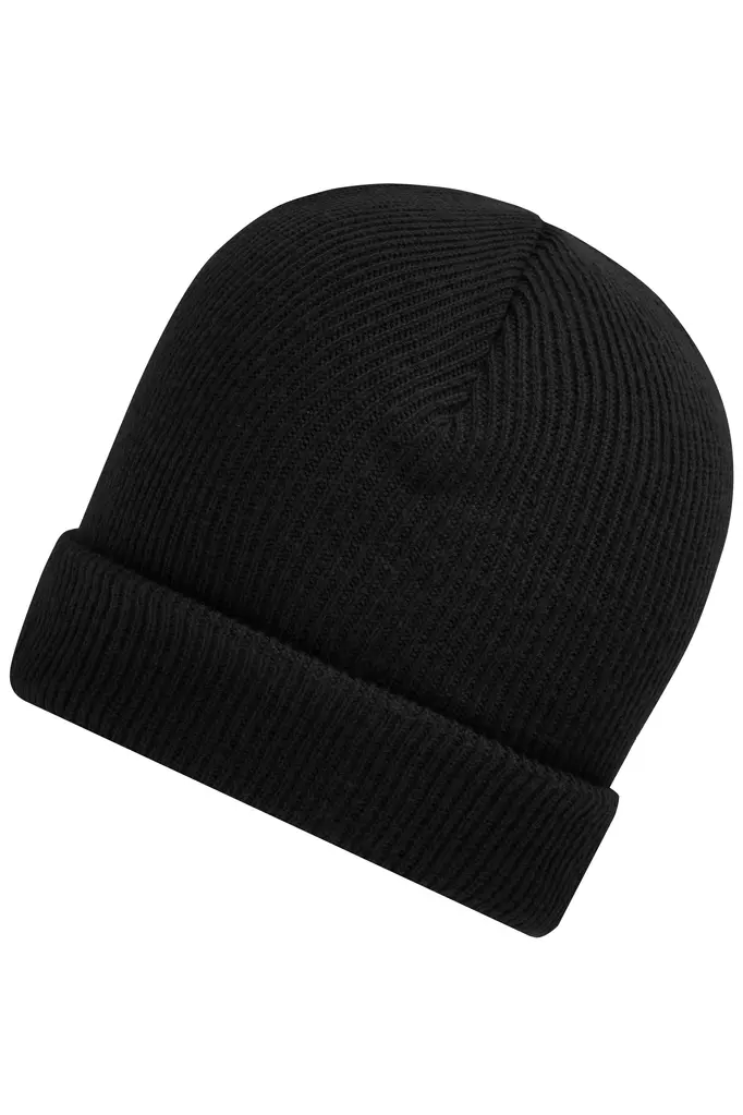 Pletena kapa MB7145 black one size-1