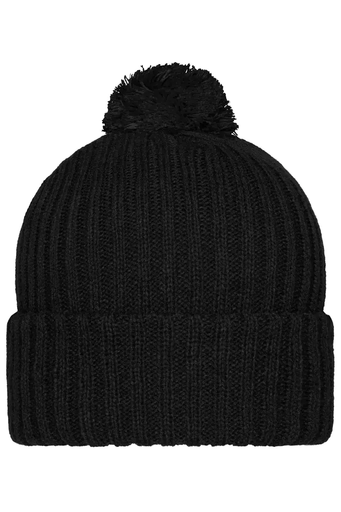 Pletena kapa MB7540 black one size-0