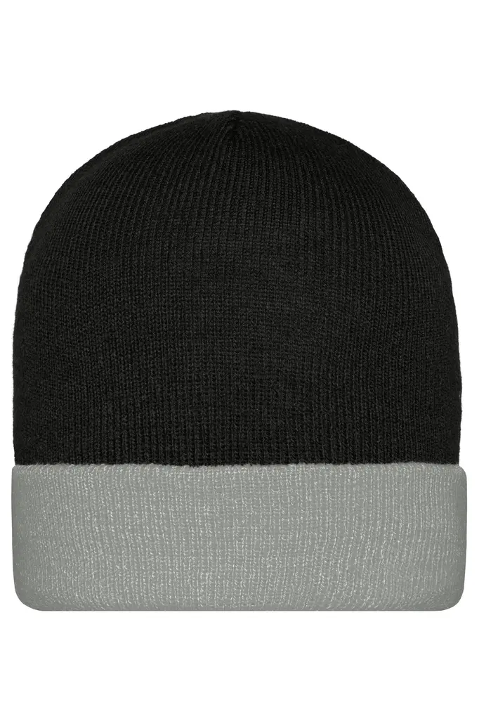 Pletena kapa MB7550 black/grey one size-0