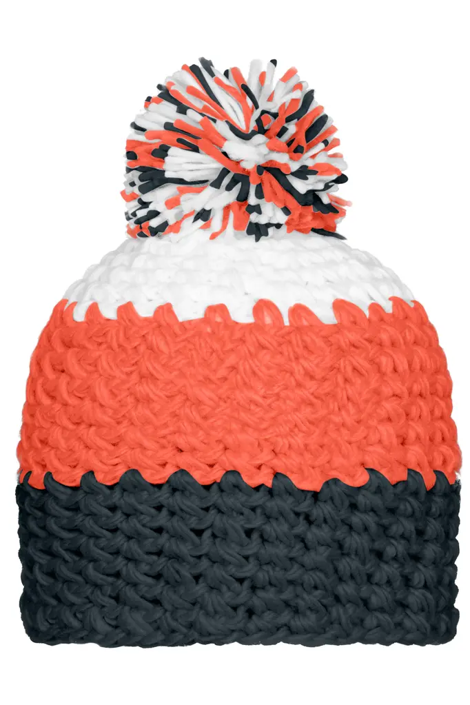 Zimska kapa MB7940 carbon/orange/white one size-7