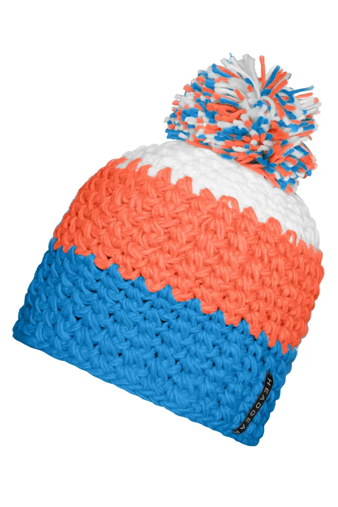 Zimska kapa MB7940 pacific/neon-orange/white one size-1