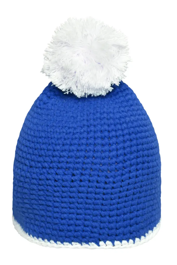 Pletena kapa MB7964 blue/white one size-7