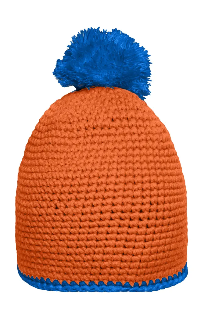 Pletena kapa MB7964 orange/aqua one size-0