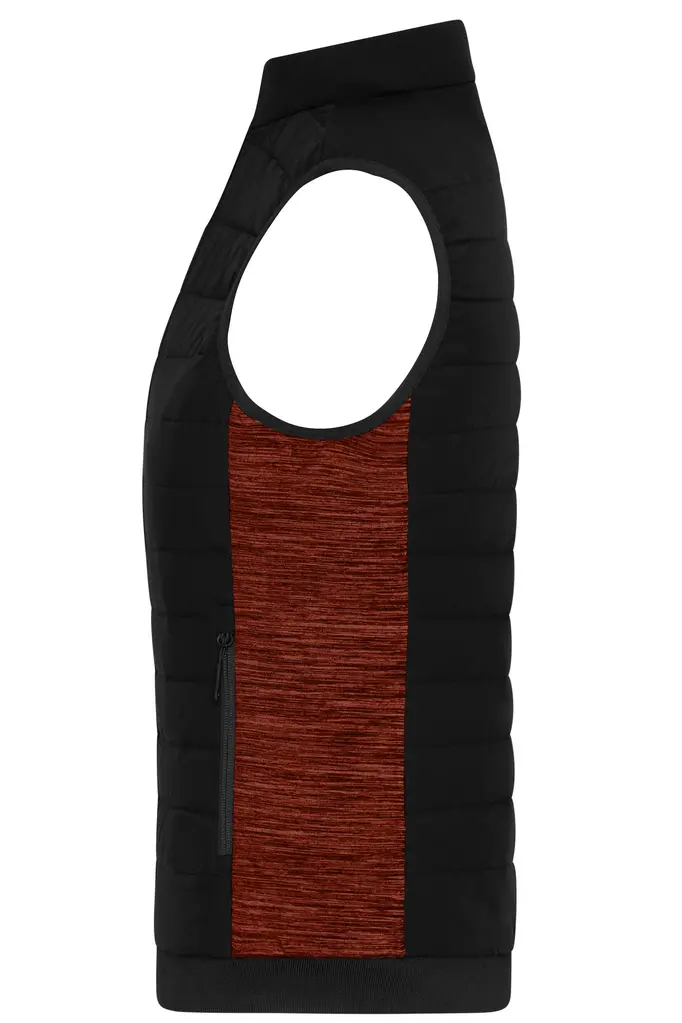 Ženski prsluk JN1863 black/red-melange XS-1