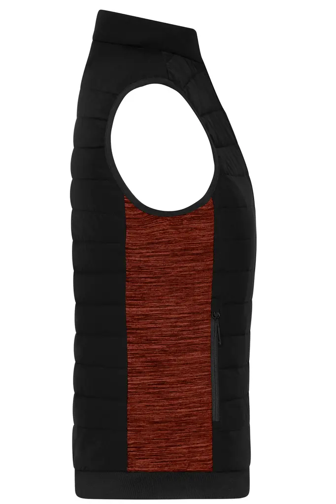 Ženski prsluk JN1863 black/red-melange XS-2