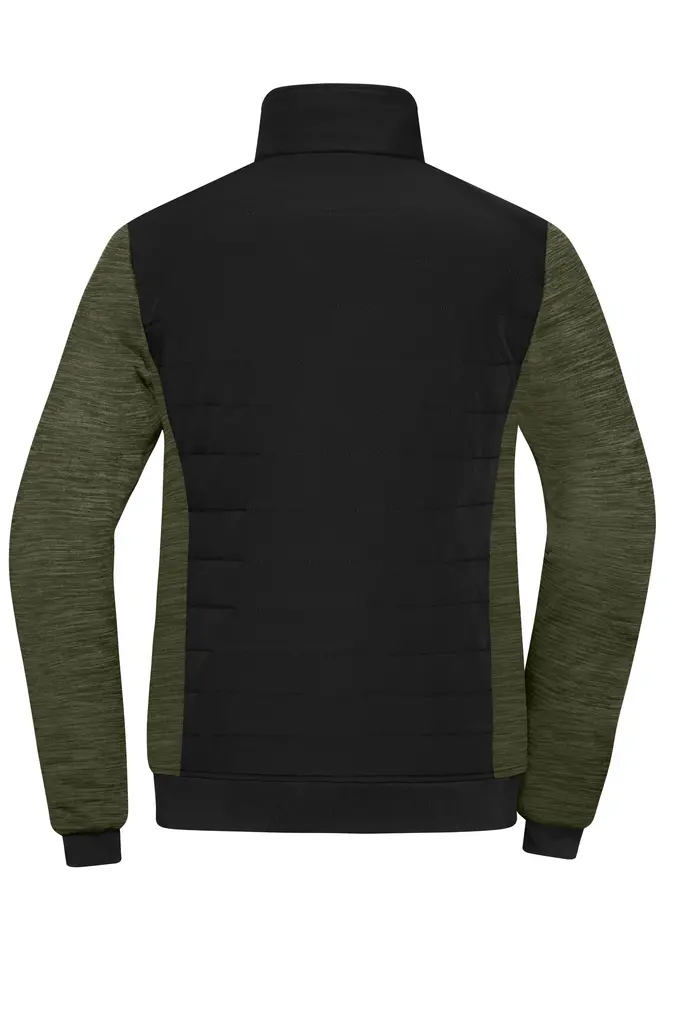 Ženska jakna JN1865 black/olive-melange XS-6