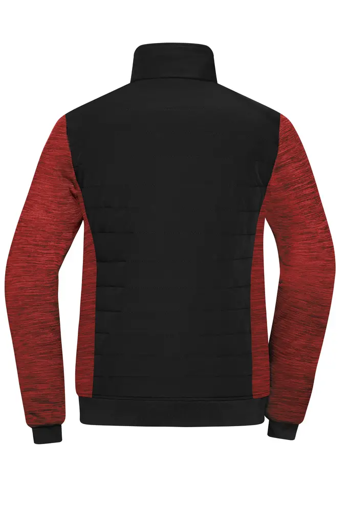 Ženska jakna JN1865 black/red-melange XS-6