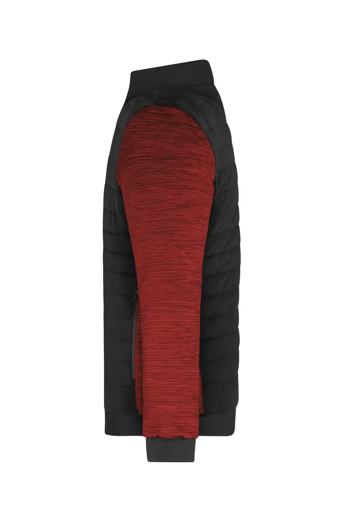 Muška jakna JN1866 black/red-melange XS-1