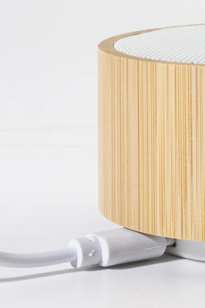 Bluetooth zvučnik Bambeat AP721121 natural ø72×43 mm-8