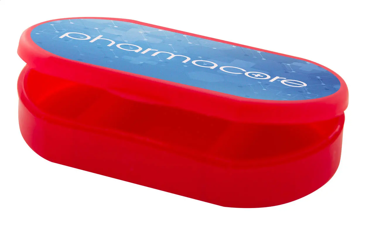 Kutija za tablete Tripill AP731911 red 60×36×12 mm-2