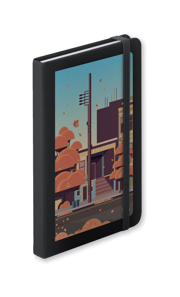 Rokovnik Nopuk Line A5 AP781195 black 147×210×15 mm-2