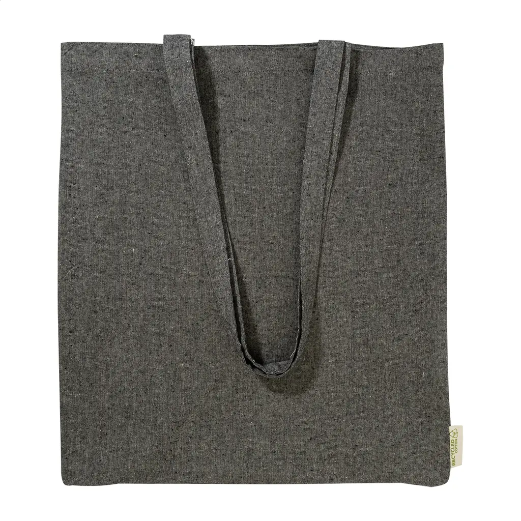 Torba za kupovinu od pamuka Recote AP722387 black 380×420 mm-3