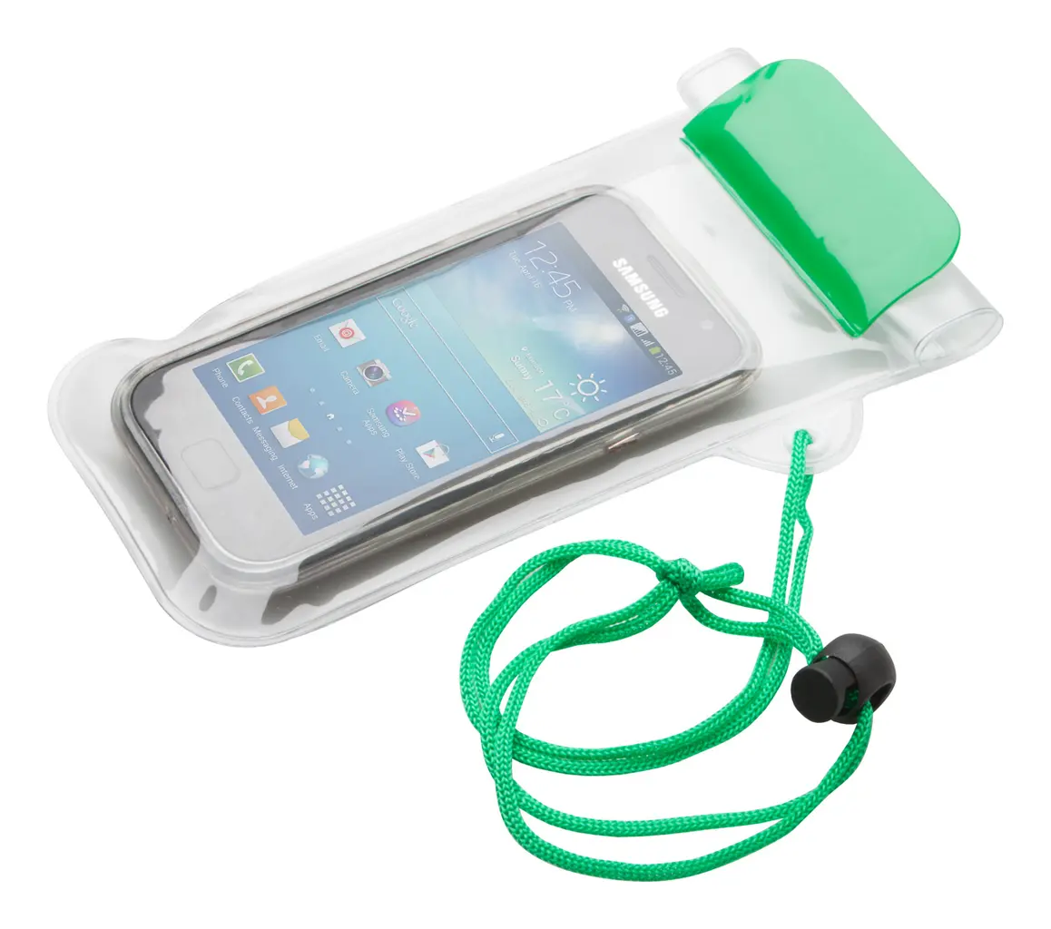 Vodootporna torbica za mobitel Wapro AP731546 green 95×230 mm-1