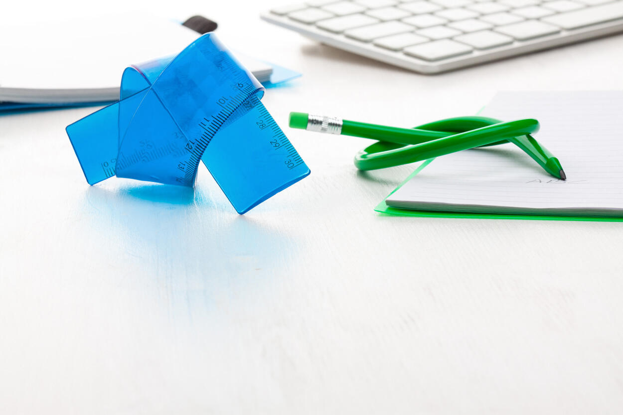 Ravnalo sa slagalicom Fluxel AP731474 blue 305×30×3 mm-1