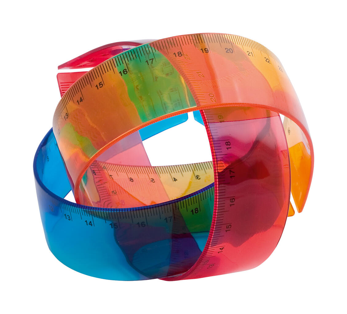 Ravnalo sa slagalicom Fluxel AP731474 blue 305×30×3 mm-2