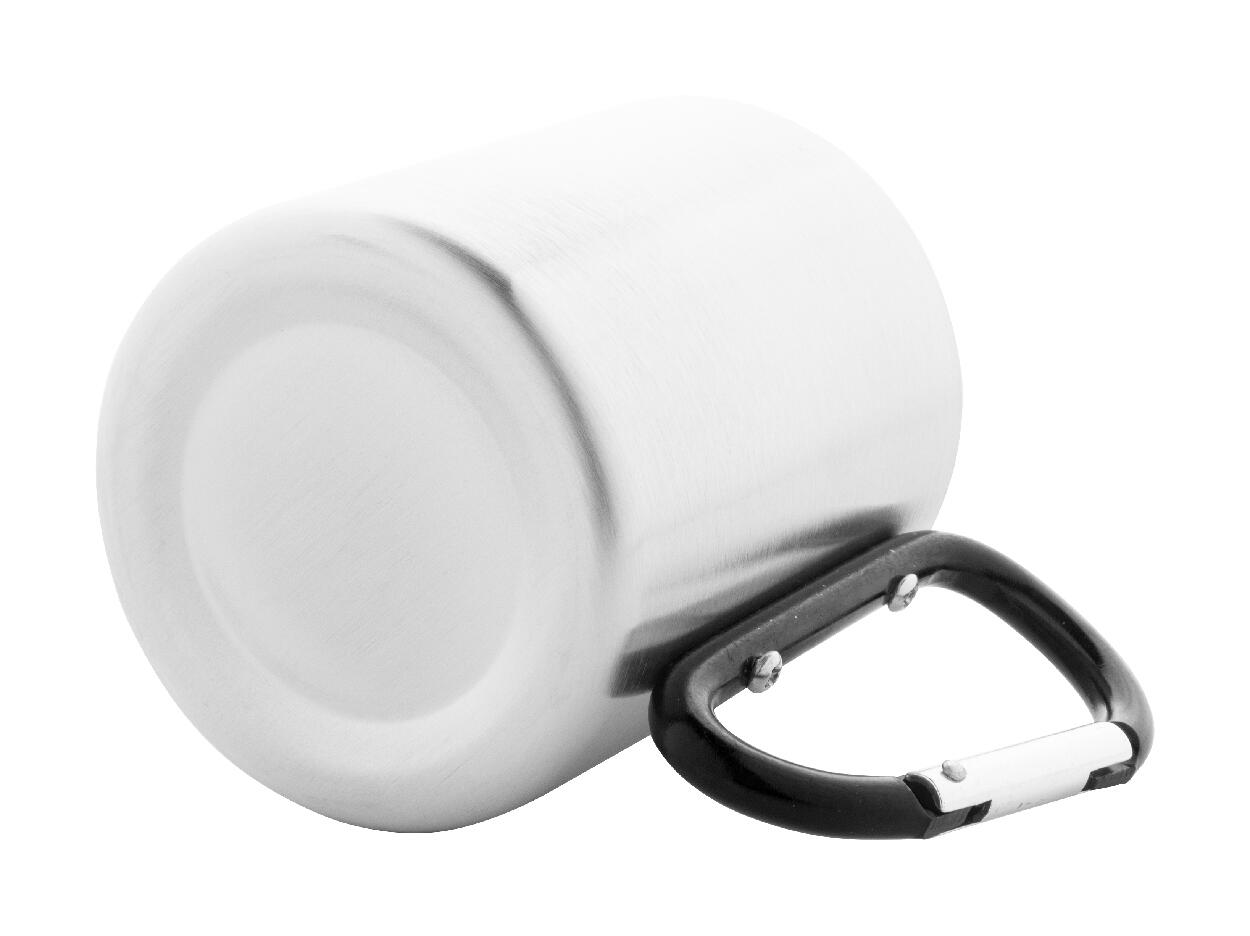 Šalica od nehrđajućeg čelika Cadisha AP741563 black ø70×80 mm-6