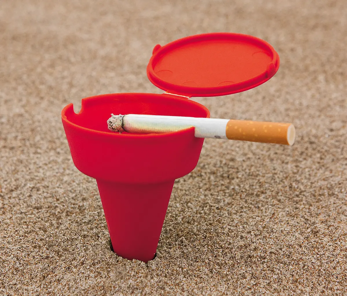 Plažna pepeljara Cleansand AP731922 red-2