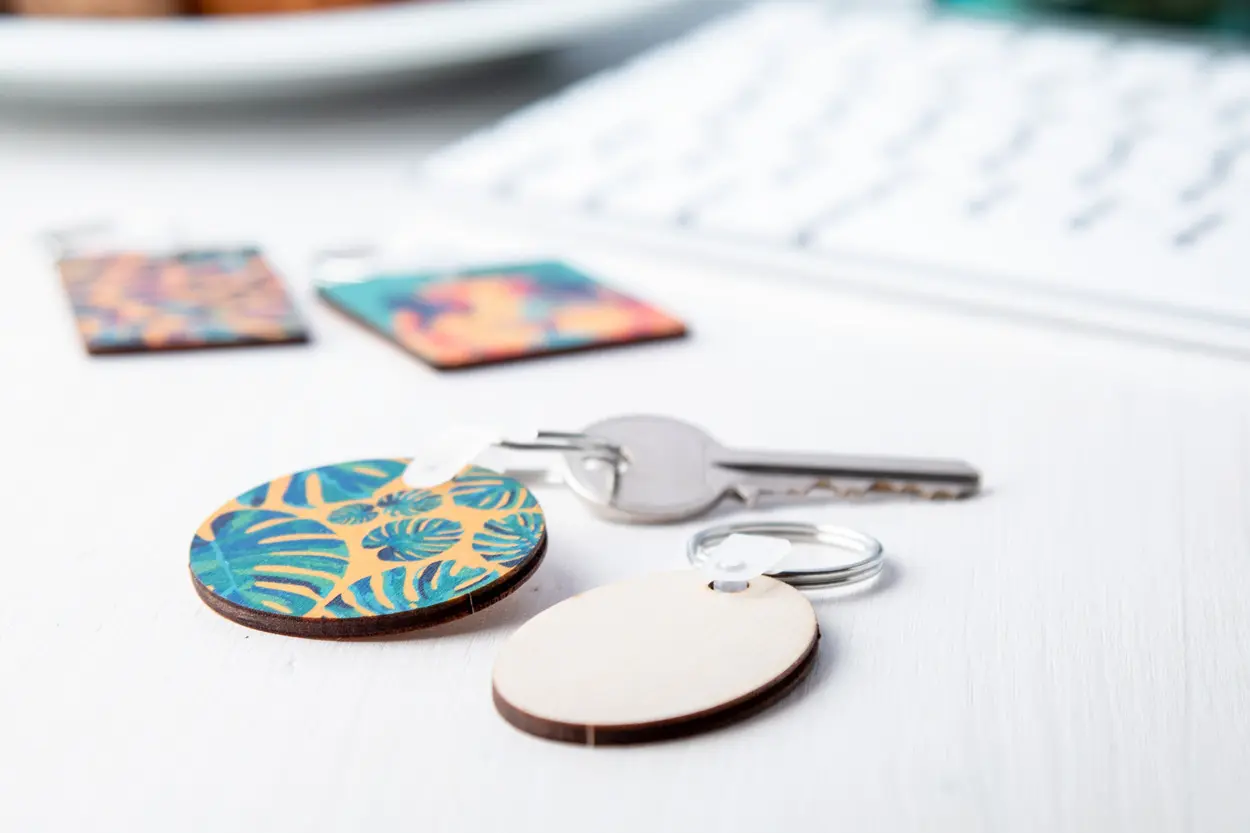 Privjesak za ključeve Woody A AP718153 natural-7