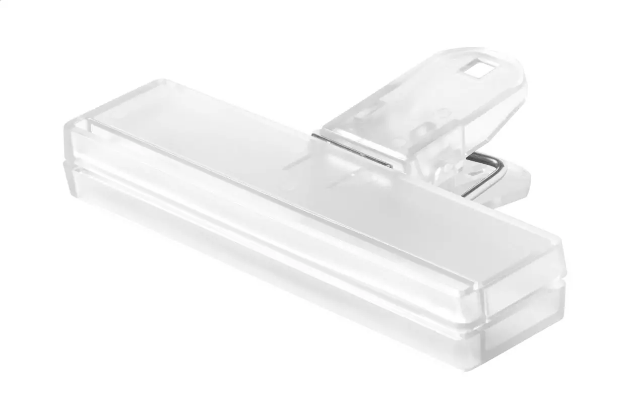 Stezaljka za zatvaranje vrećica Cripple AP781892 transparent 100×62×23 mm-1