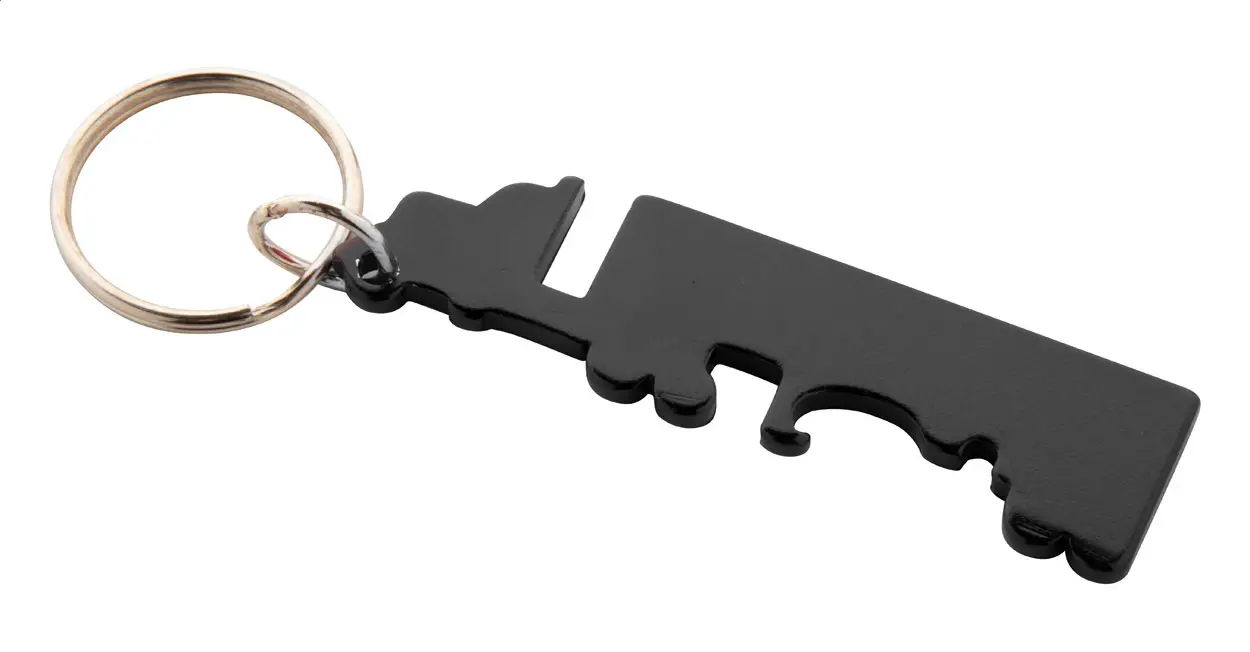 Privjesak za ključeve s otvaračem za bocu Peterby AP809548 black-1