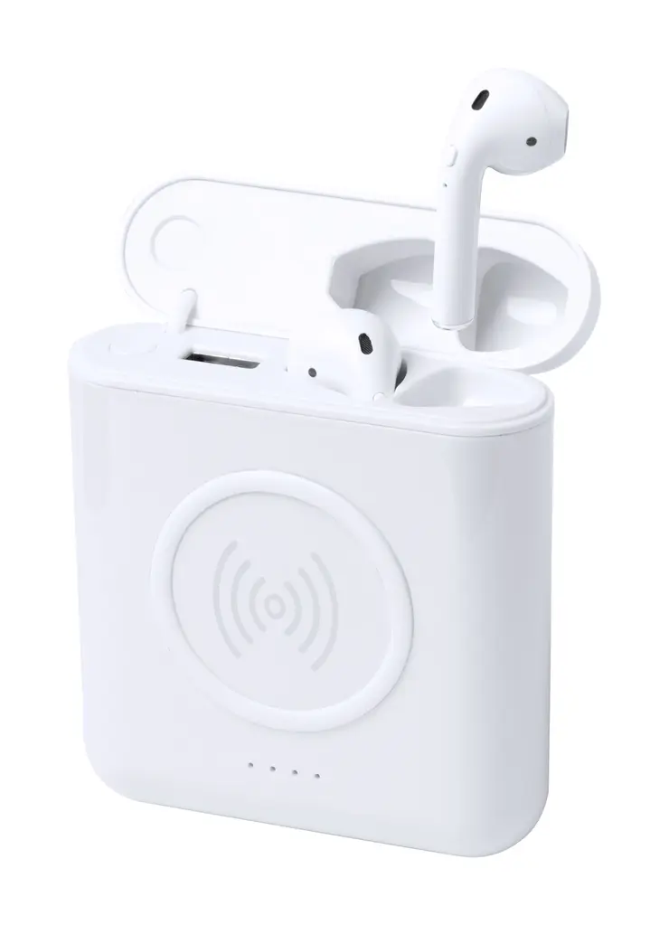 Power bank slušalice Repte AP721402 white 84×100×26 mm-0