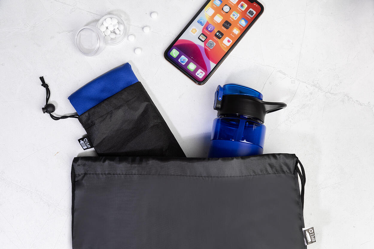 RPET Ruksak s vezicama Redraw AP721547 black 340×420 mm-2