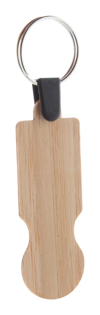 Privjesak za novčiće za kolica od bambusa BooCart EU AP718372 natural 73×23×2 mm-0