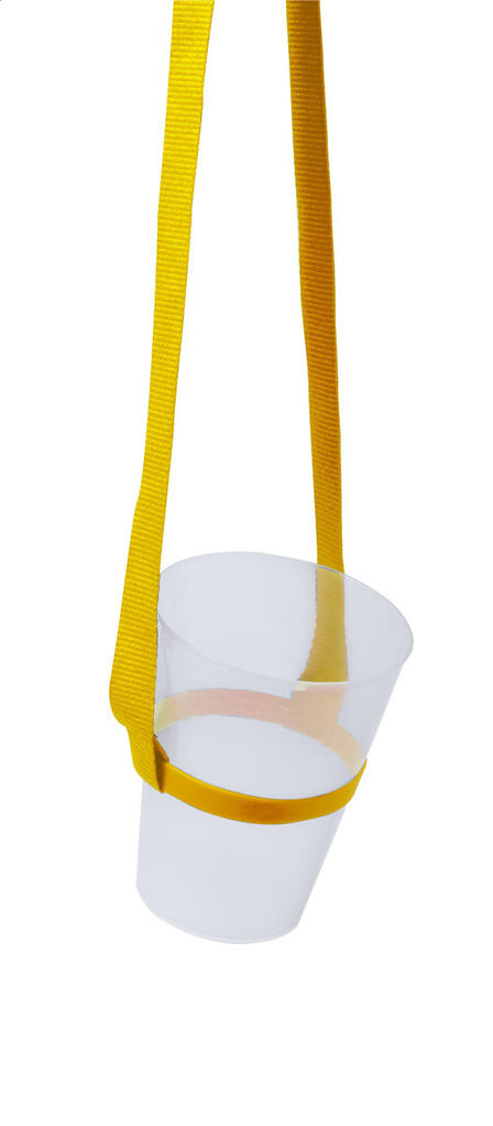 Reklamni držač čaša sa vezicom Lancup AP721482 yellow 60×450 mm-1