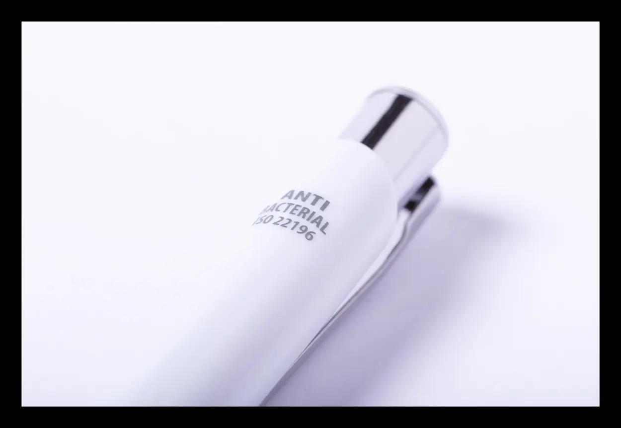 Antibakterijska kemijska olovka Clonnel AP721809 white ø10×139 mm-3