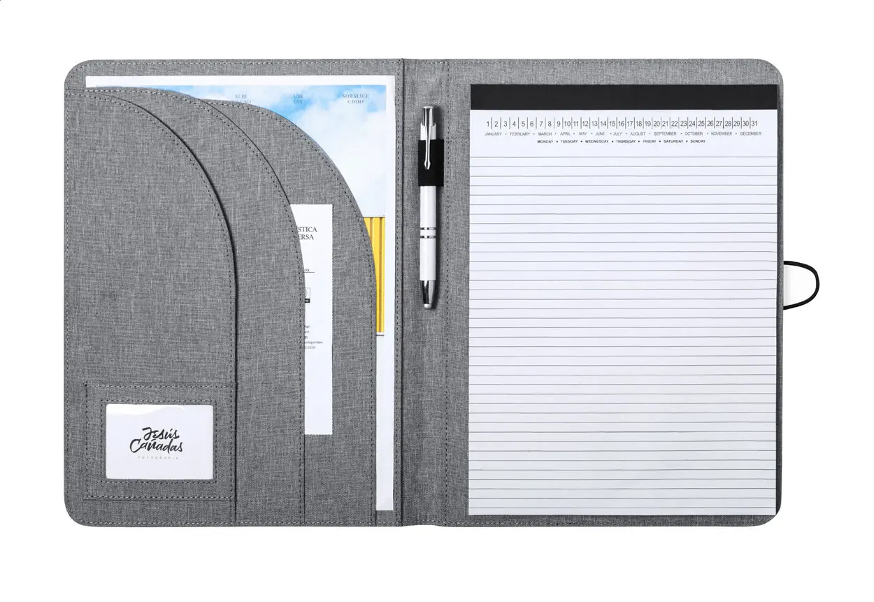 RPET Mapa za dokumente Dennis AP721881 ash grey 245×320×15 mm-7