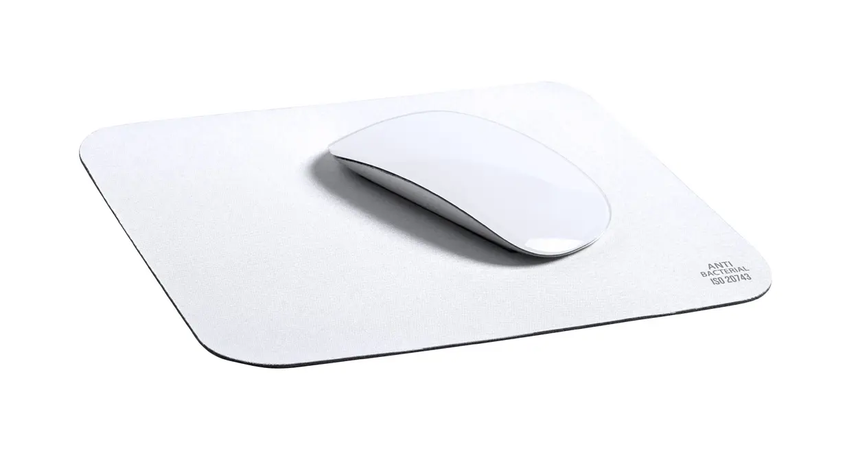 Antibakterijska podloga za miša Aklets AP721957 white 220×180 mm-1