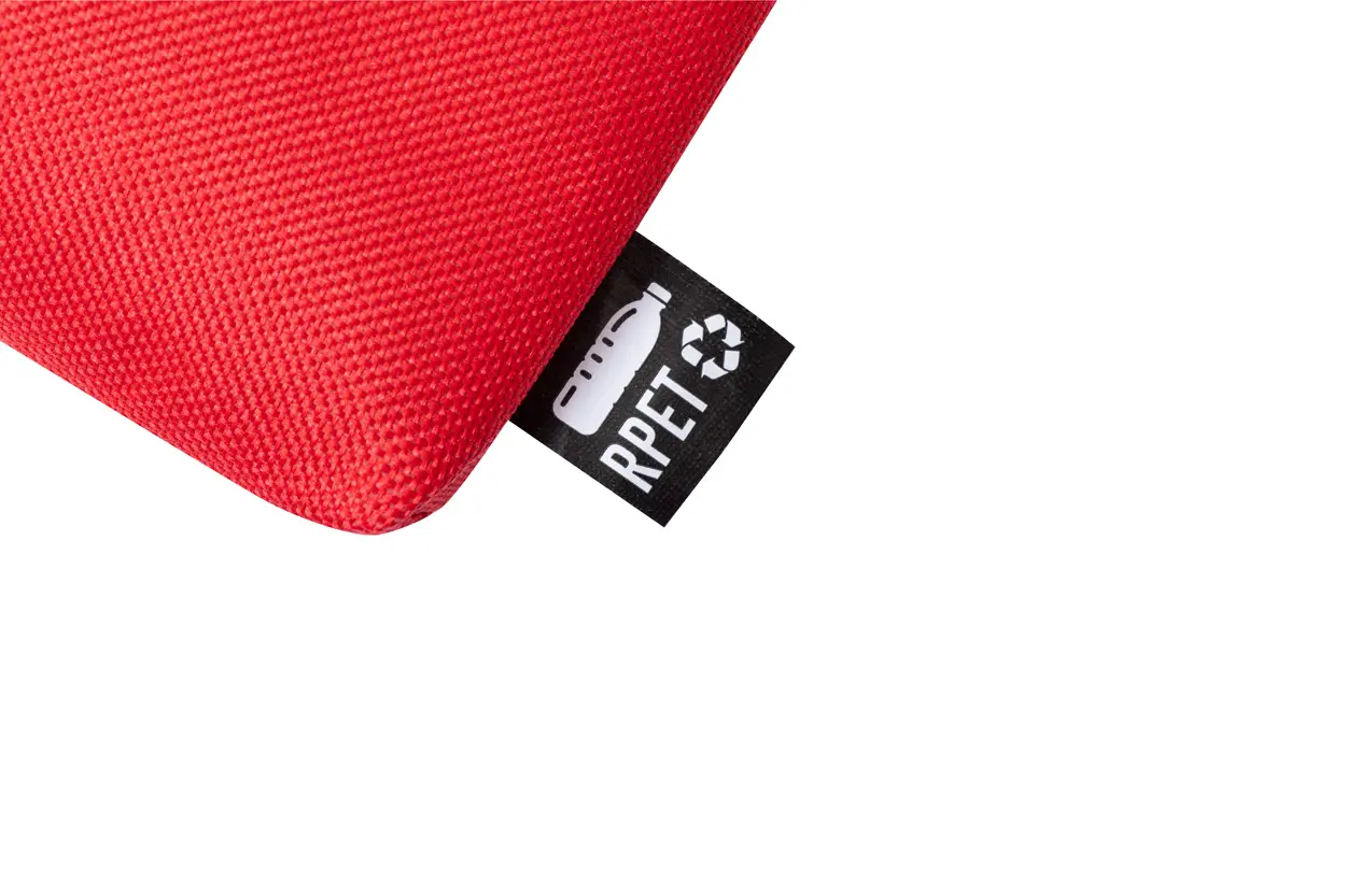 RPET Kozmetička torbica Vanitax AP721919 red 210×120×30 mm-3