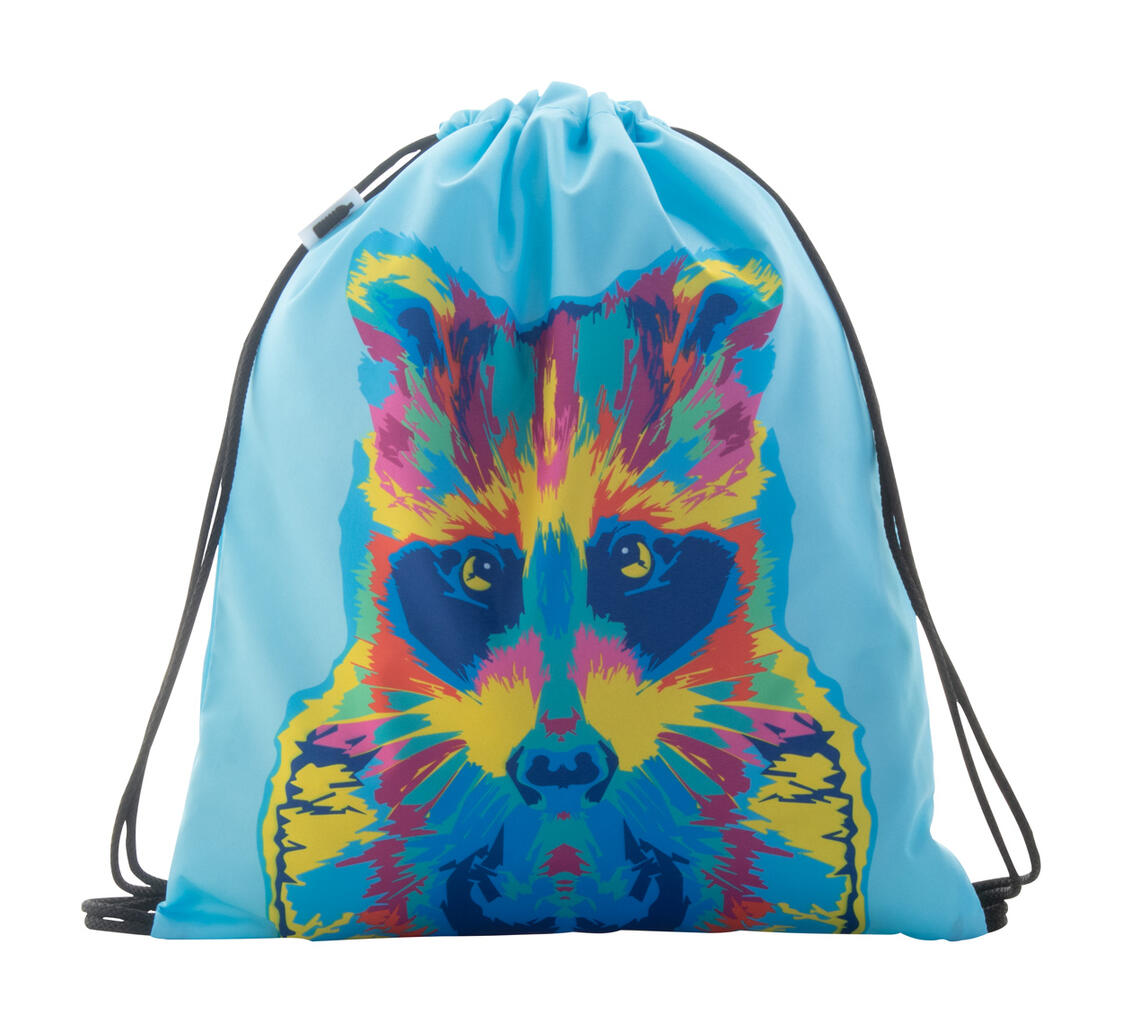 Dječja torba s vezicama CUSTOM MADE CreaDraw Kids RPET AP716414 black-0