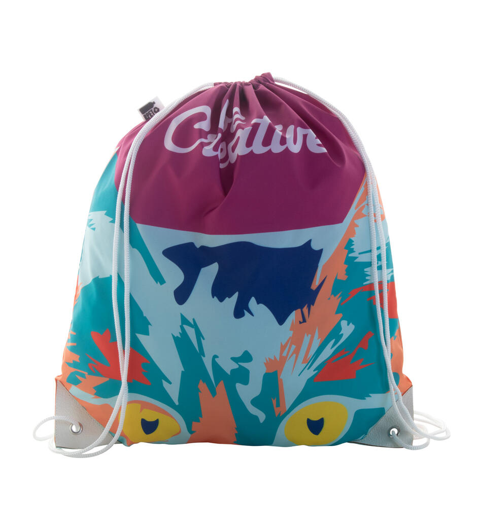 Torba s vezicama CUSTOM MADE CreaDraw Plus RPET AP716429 white-2