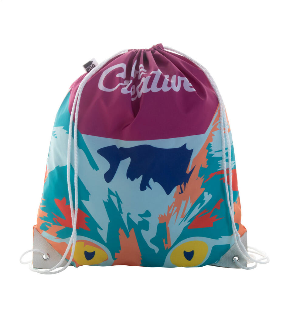 Torba s vezicama CUSTOM MADE CreaDraw Plus RPET AP716429 white-3