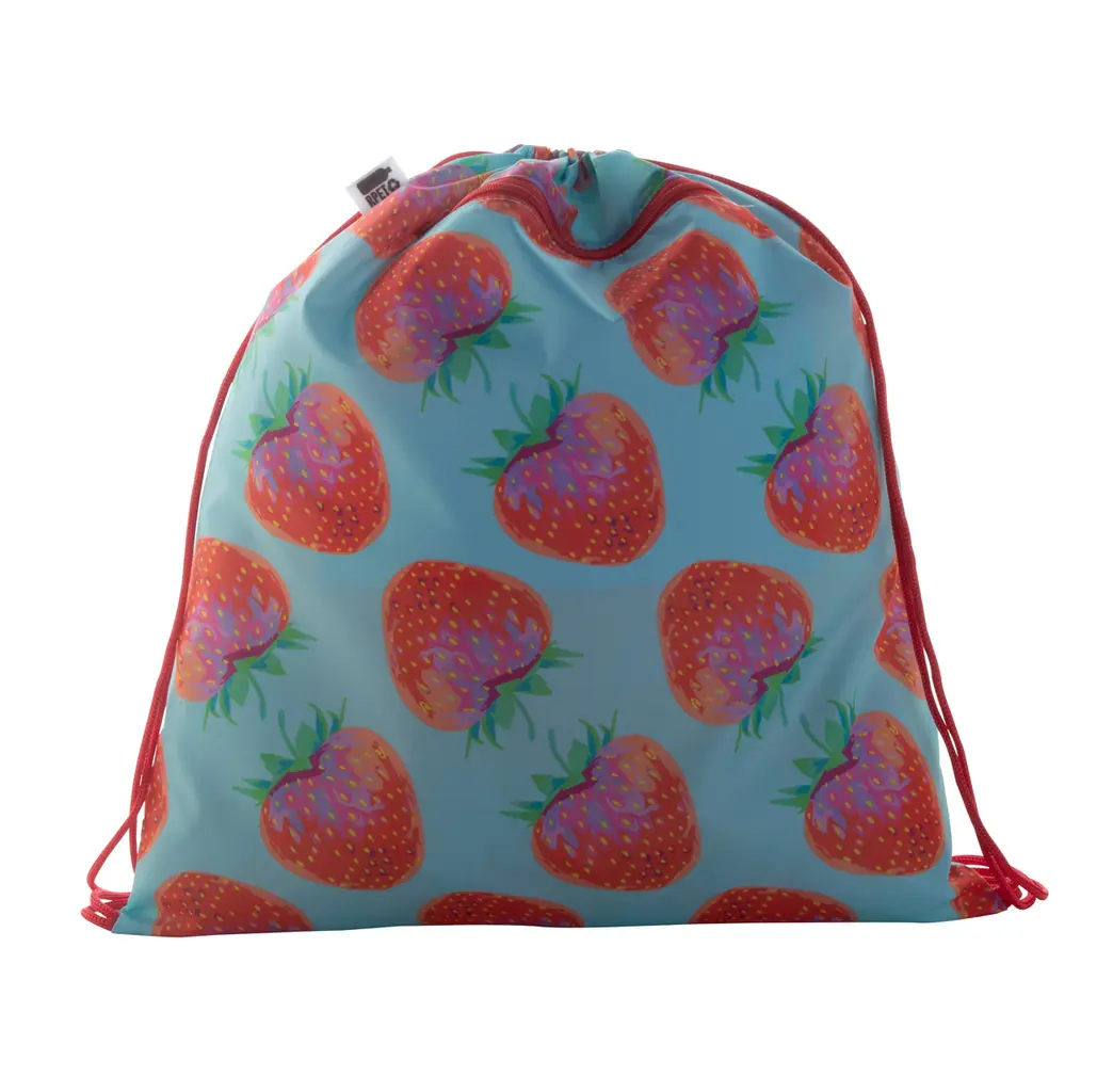 Torba s vezicama CUSTOM MADE CreaDraw Zip RPET AP718541 red-3
