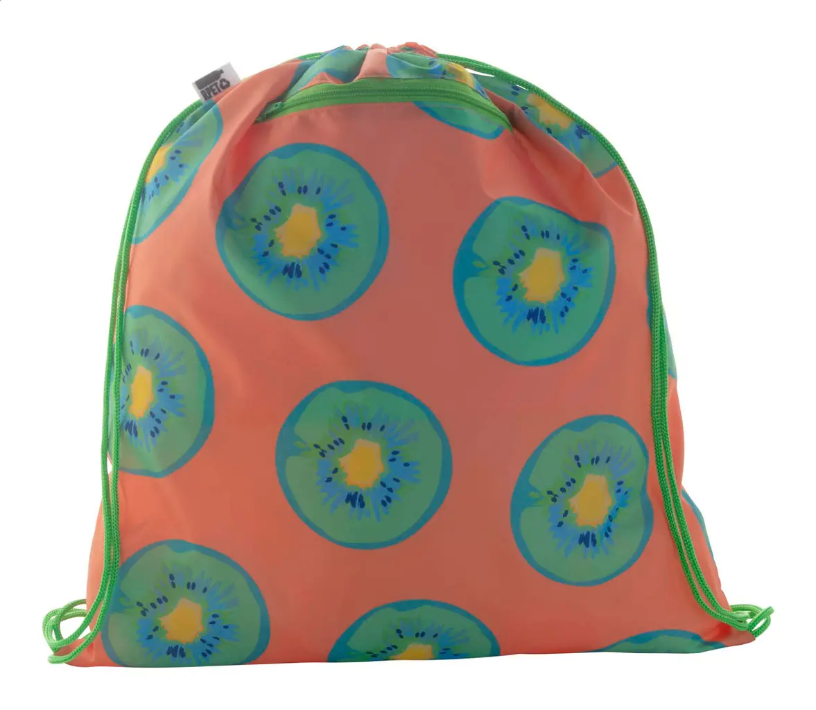 Torba s vezicama CUSTOM MADE CreaDraw Zip RPET AP718541 green-3