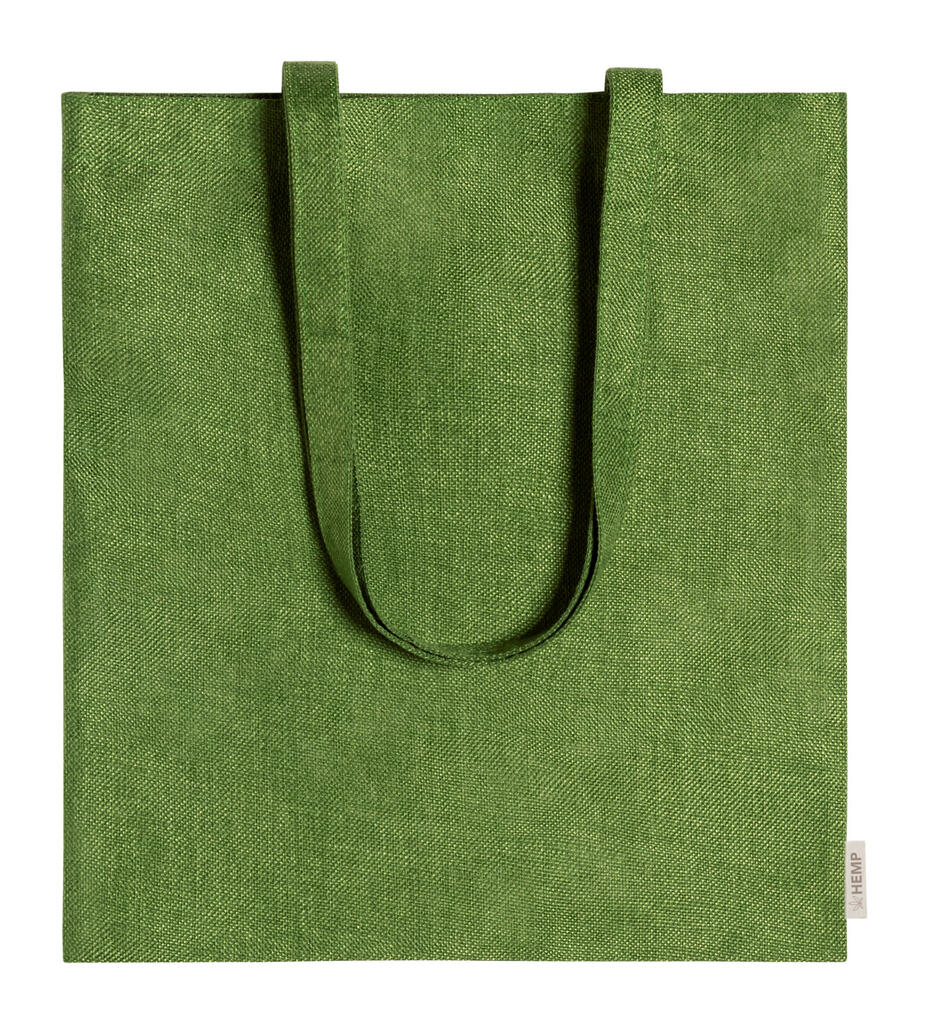 Torba za kupovinu od konoplje Sativy AP722211 green 370×410 mm-0