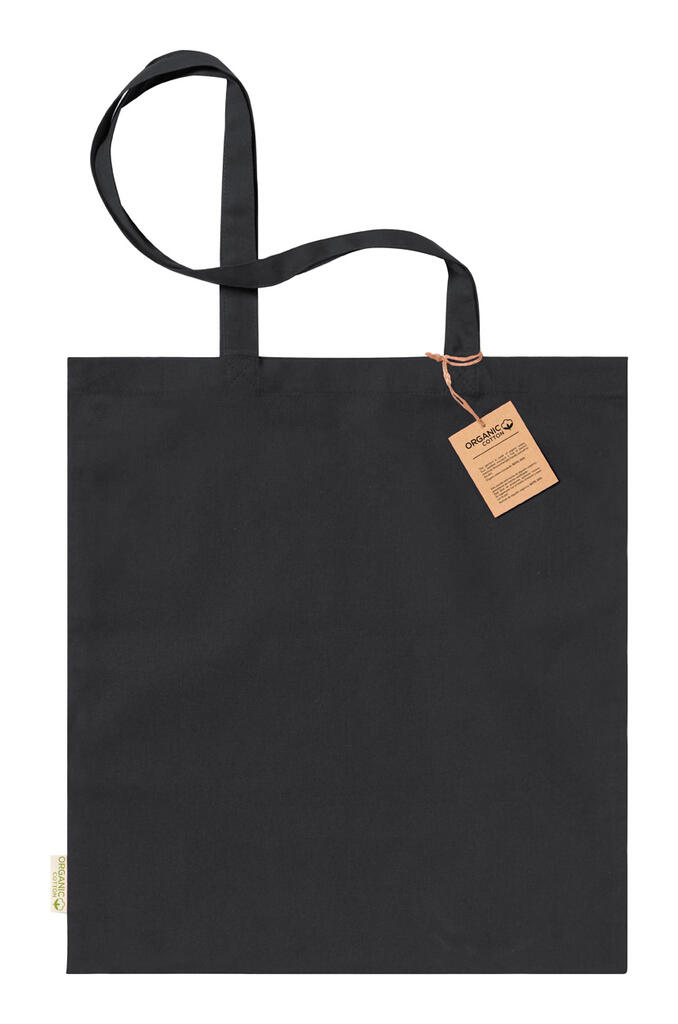 Torba za kupovinu od pamuka Borough AP722213 black 380×420 mm-0