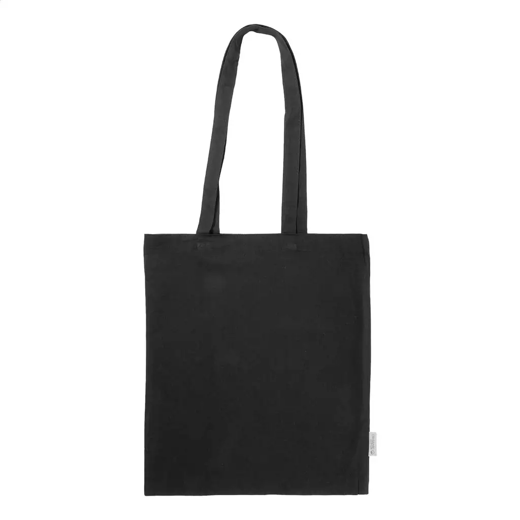 Torba za kupovinu od pamuka Borough AP722213 black 380×420 mm-2