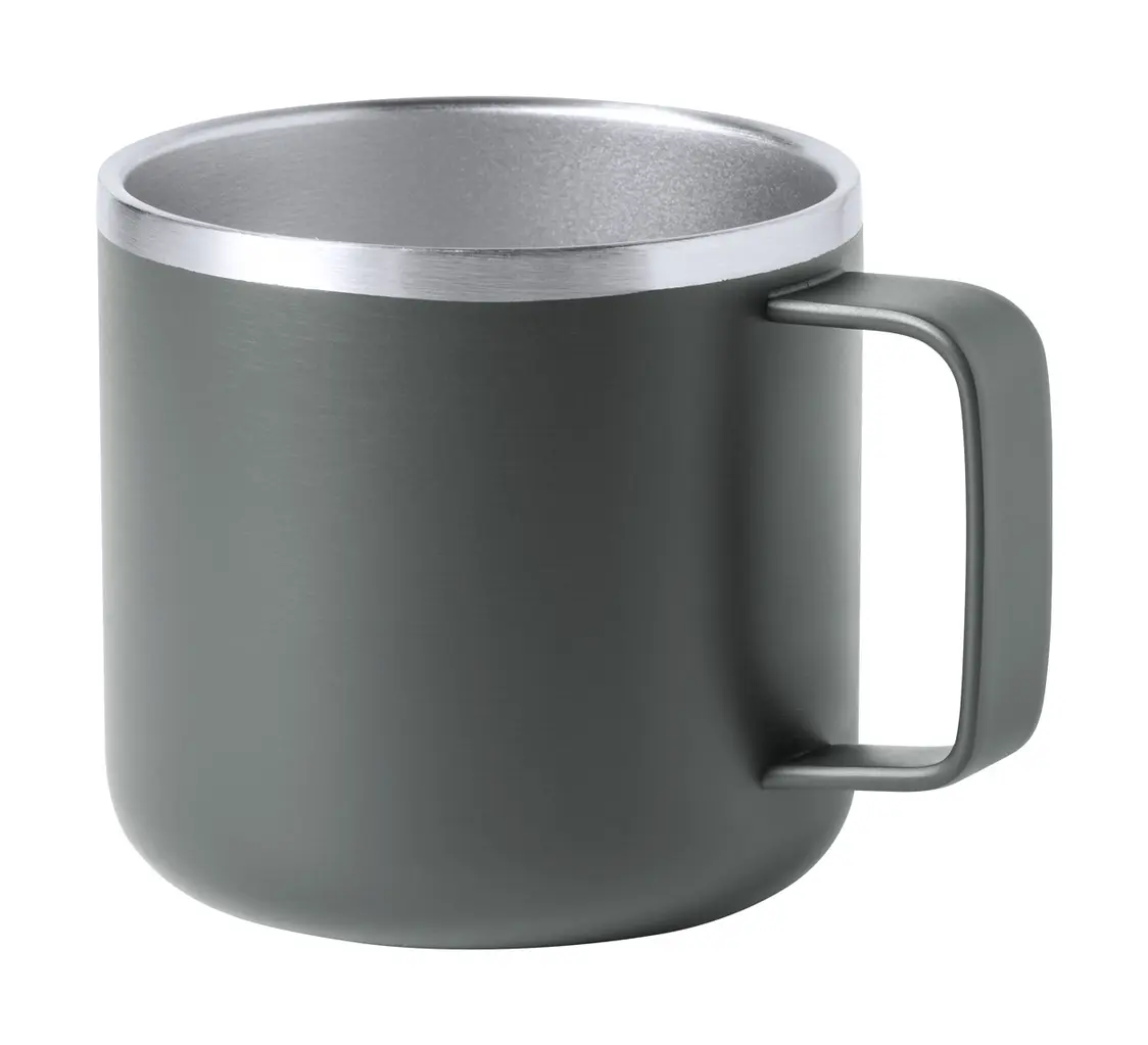 Šalica od nehrđajućeg čelika Tendust AP722182 grey ø85×80 mm-0